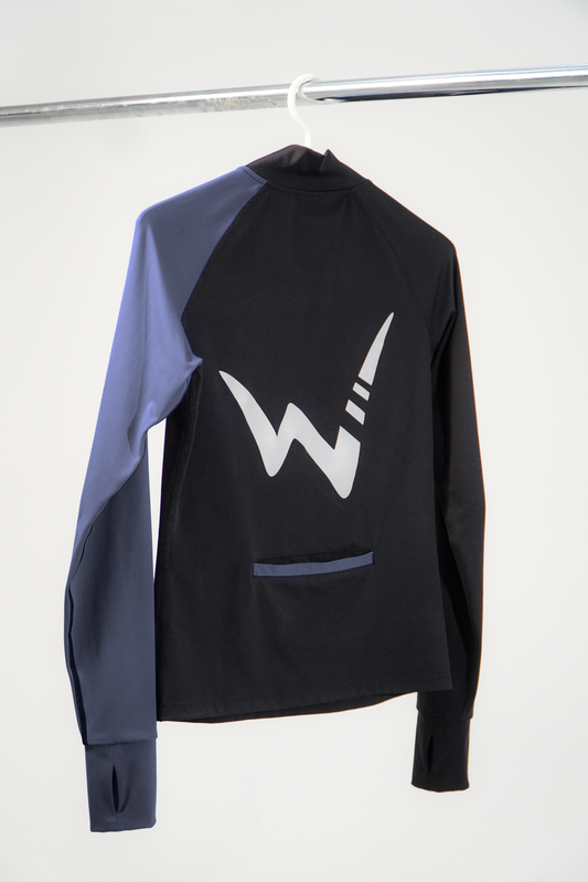 PM Stride Long Sleeve for Women - Dark Purple-Blue