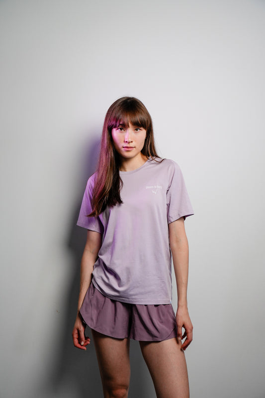 Peony Performance Tee - Lavender Pink