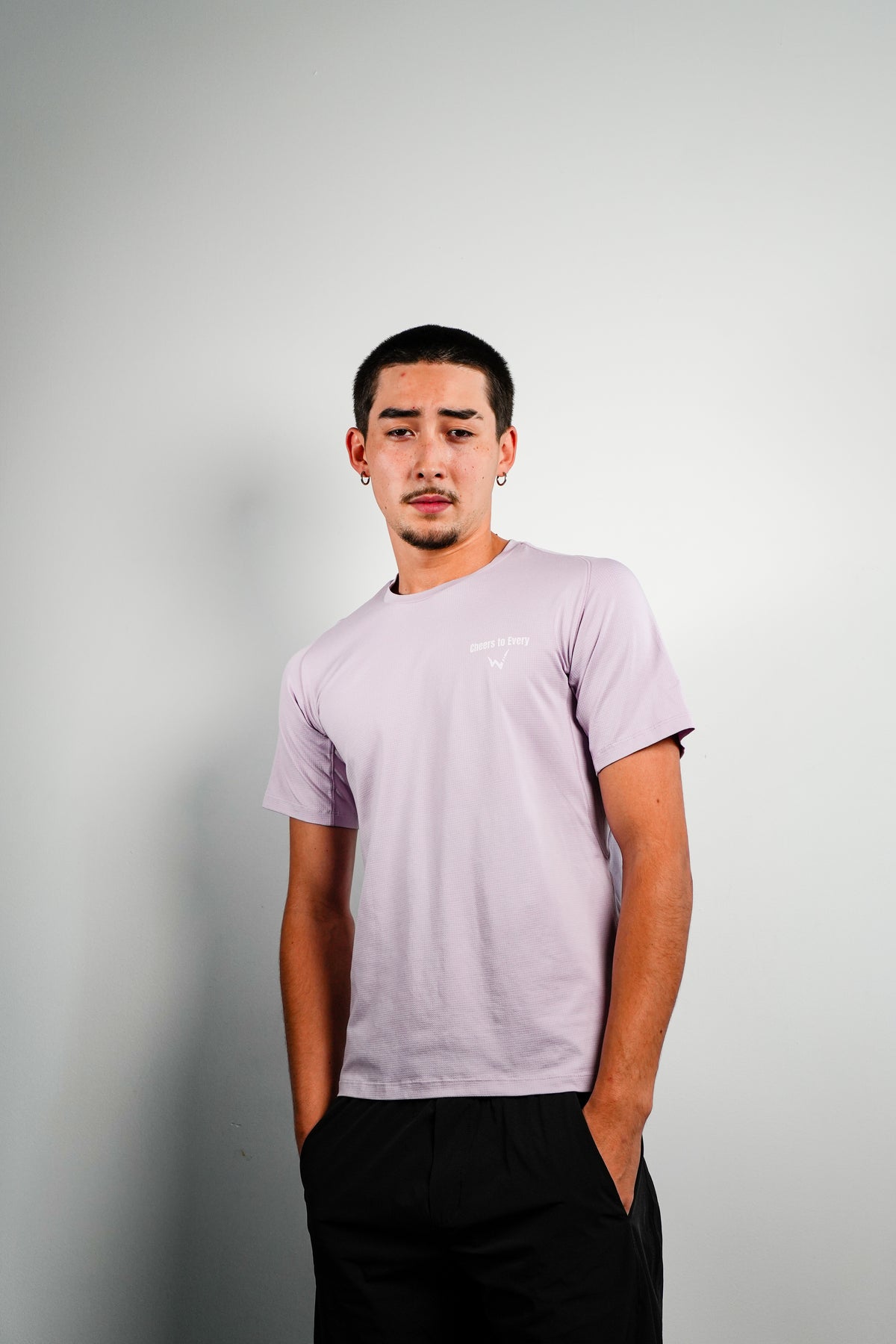 Peony Performance Tee - Lavender Pink