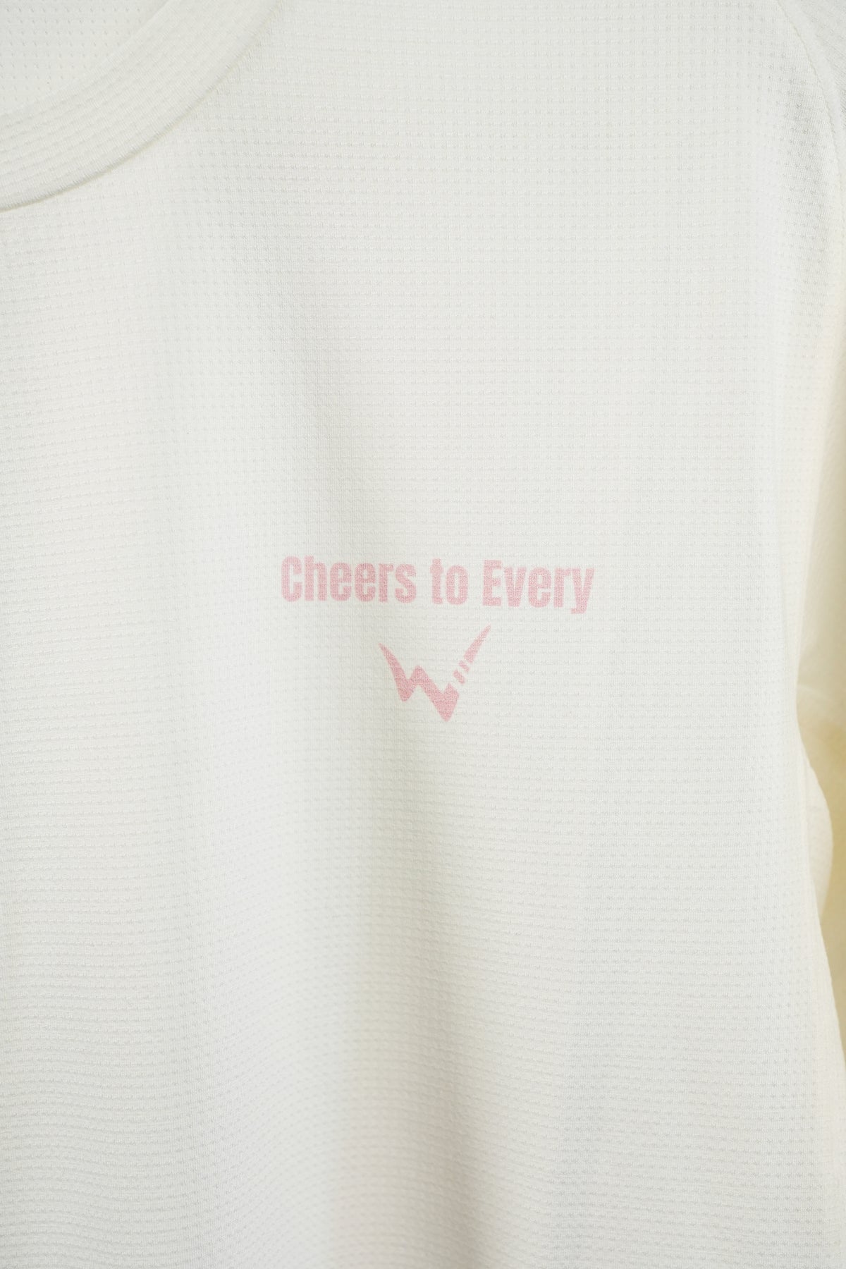 Peony Performance Tee - White/Blush