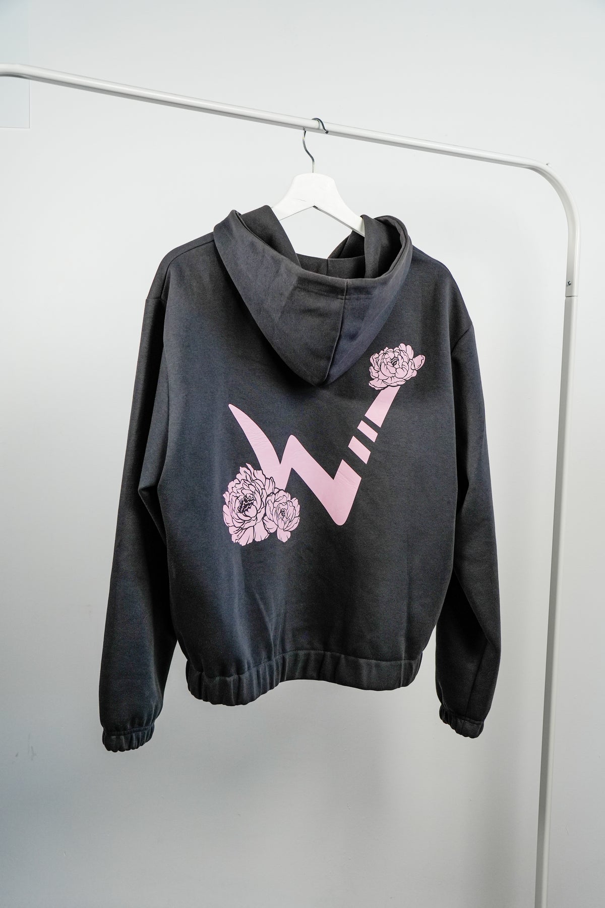 Peony Zip Up Hoodies