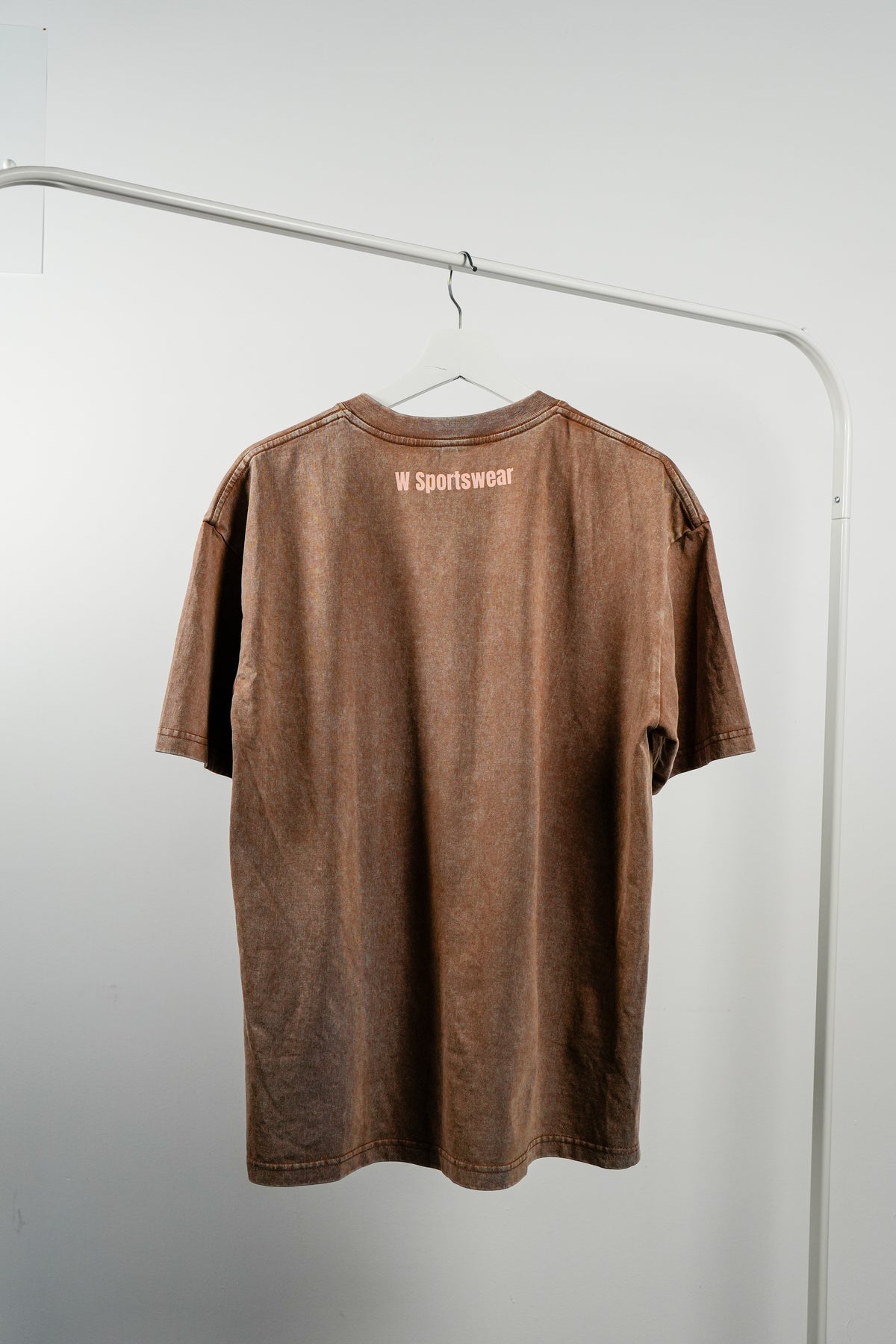 Wax Washed W Sportswear Tee - Khaki
