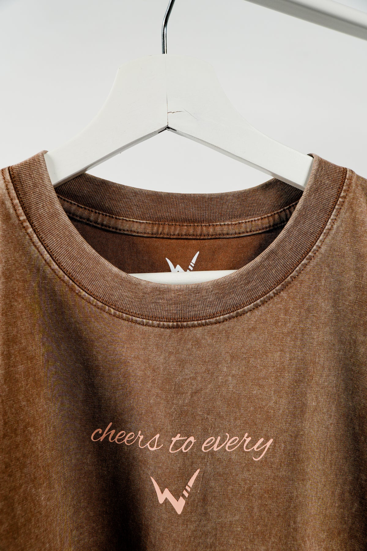 Wax Washed W Sportswear Tee - Khaki