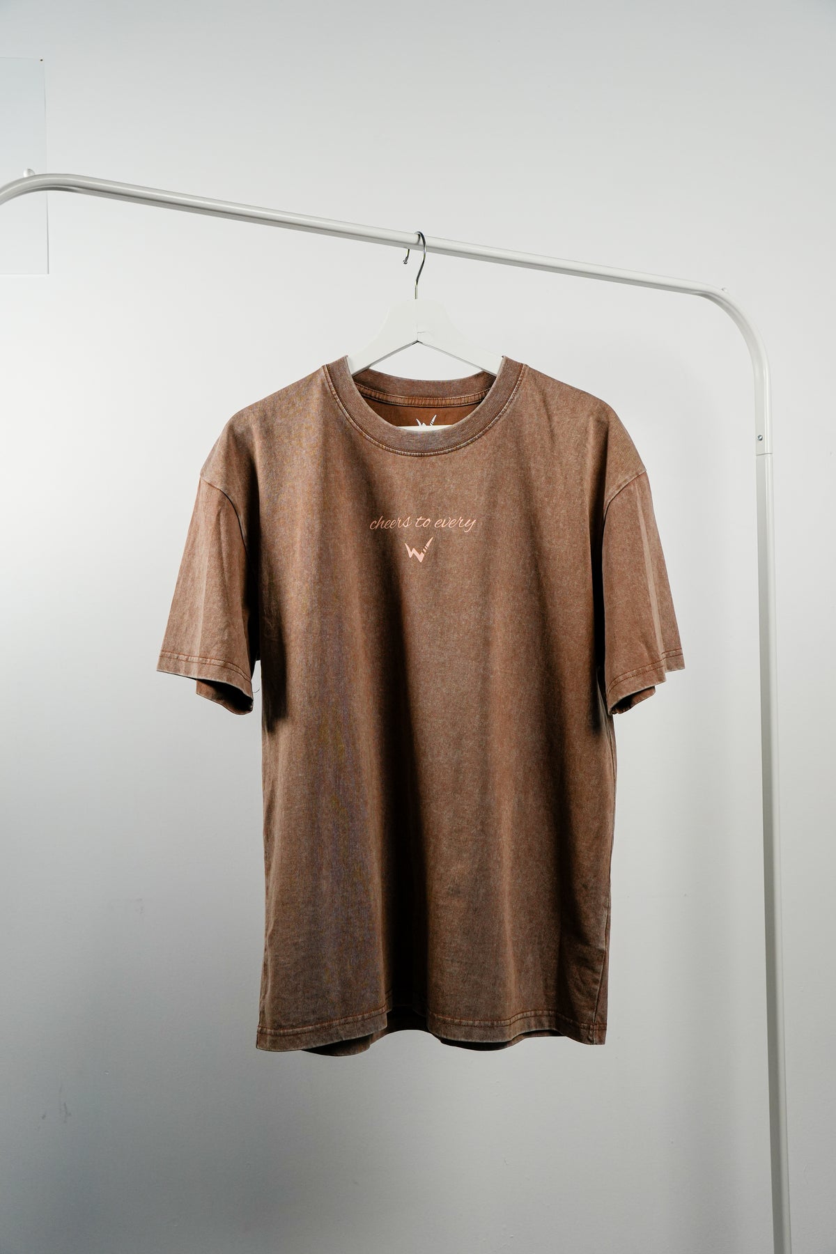 Wax Washed W Sportswear Tee - Khaki